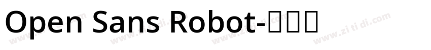 Open Sans Robot字体转换